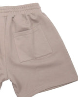 Kurze schlammfarbige Hose