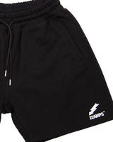 Kurze schwarze Hose