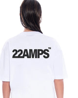 Weisses 22AMPS T-Shirt