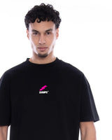 The Pink Flash T-Shirt in schwarz
