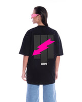 The Pink Flash T-Shirt in schwarz