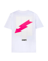 The Pink Flash T-Shirt in weiss