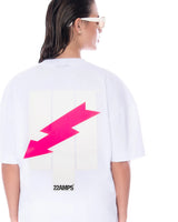 The Pink Flash T-Shirt in weiss