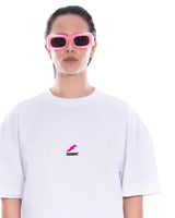 The Pink Flash T-Shirt in weiss