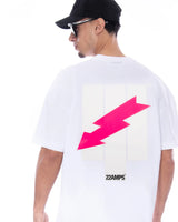 The Pink Flash T-Shirt in weiss