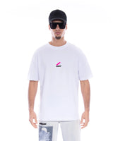 The Pink Flash T-Shirt in weiss