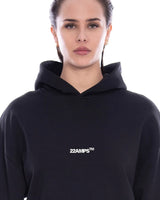 NEU! Schwarzer World Hoodie