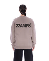 Mud colored 22AMPS sweatshirt