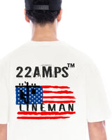 NEU! Weisses Lineman T-Shirt