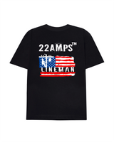 NEU! Schwarzes Lineman T-Shirt